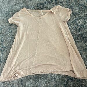 Anthropologie Gold T-Shirt